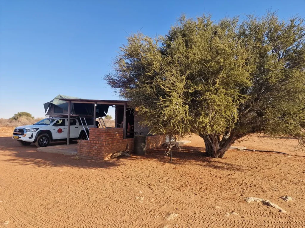 kalahari campsite namibie